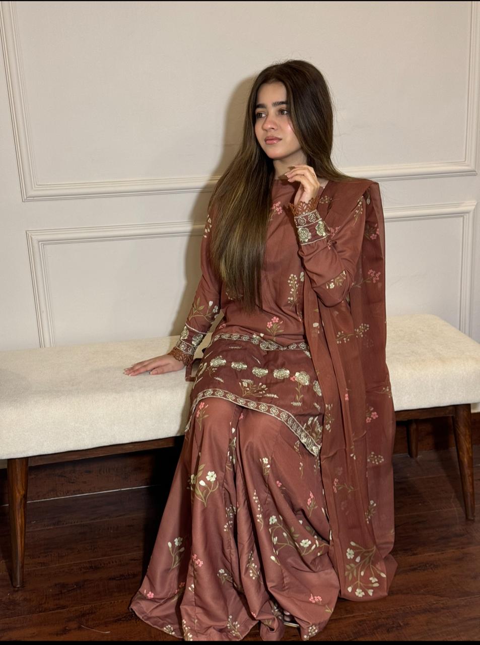 Mocha printed