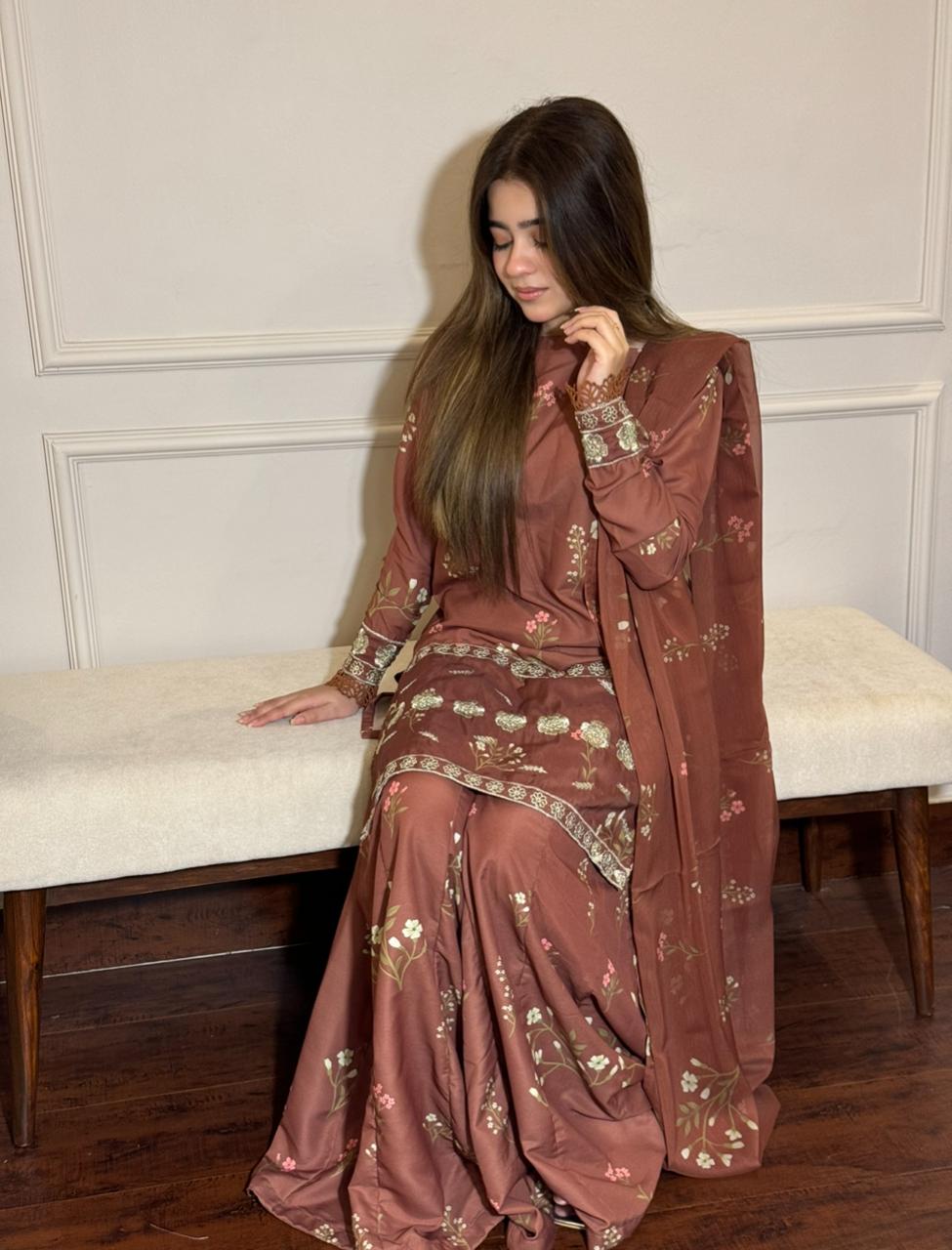 Mocha printed