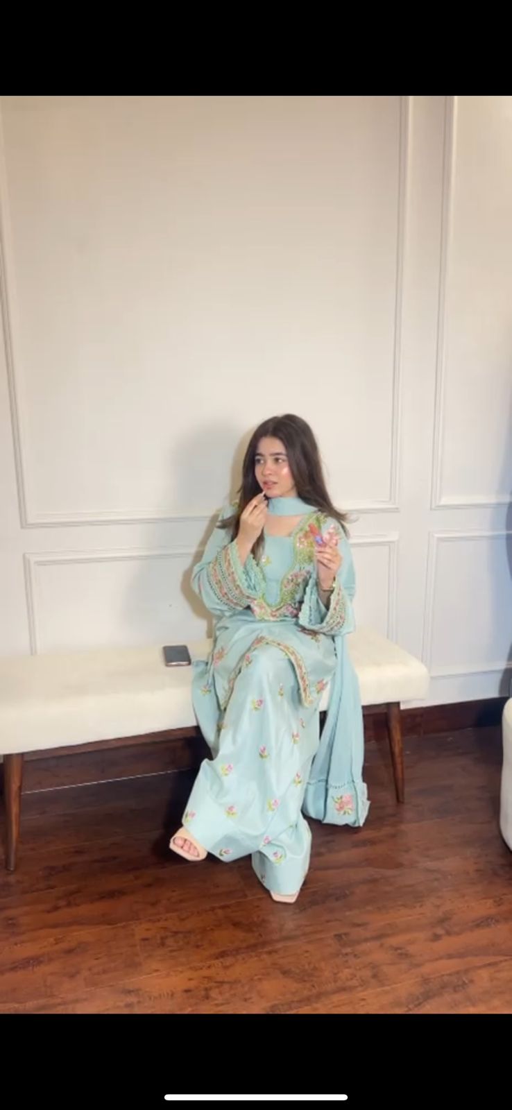 Mint green with Farshi Shalwar