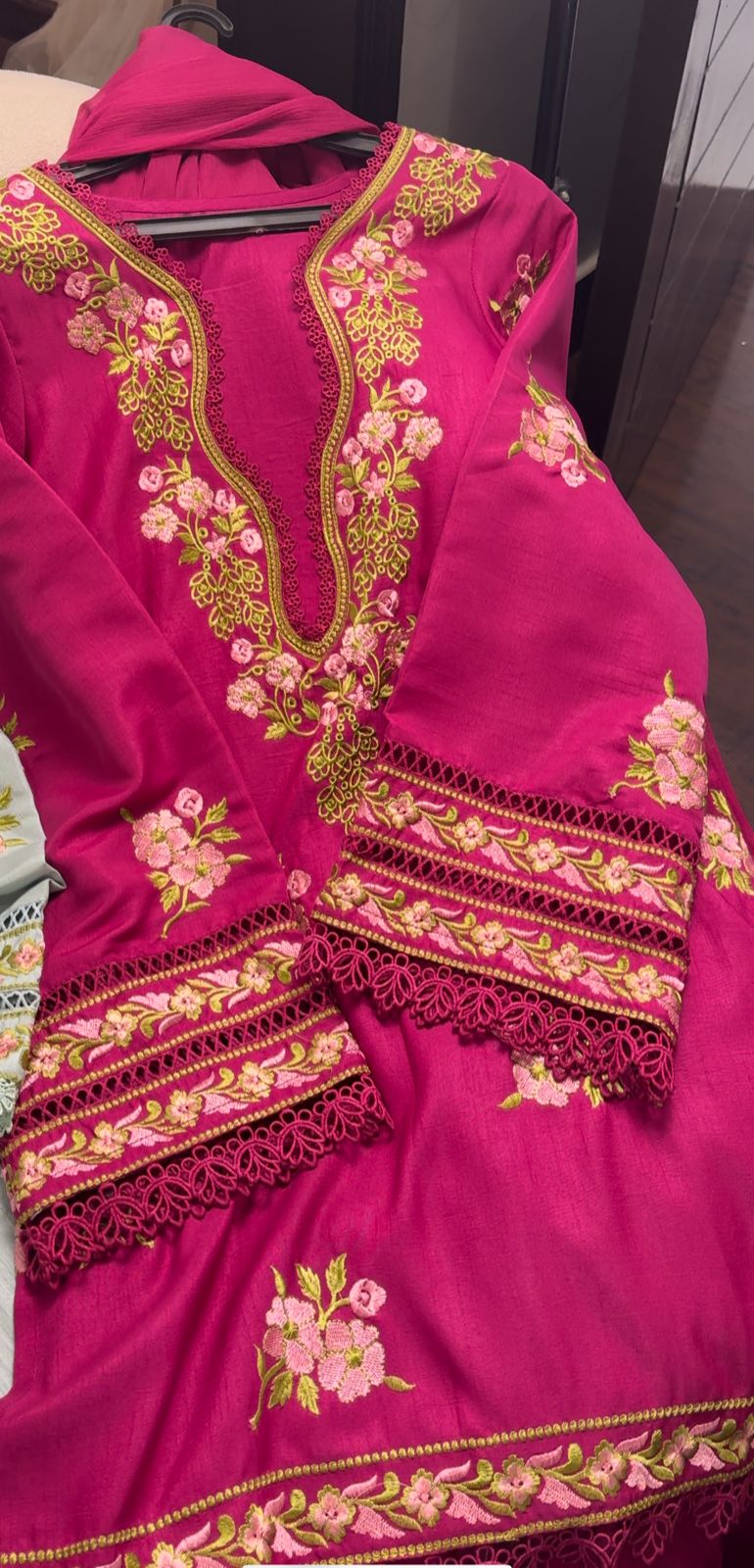 Hot Pink Farshi Shalwar Set