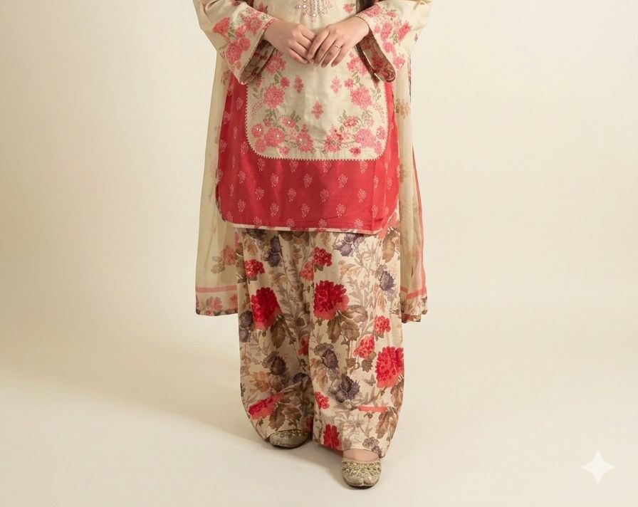 Lawn 3 Piece Stitched Outift